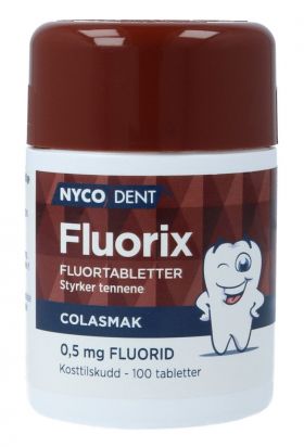 Nycodent Fluorix Cola 0,5 mg 100stk