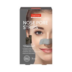 PUREDERM Nose Pore Strips Charcoal 6 stk