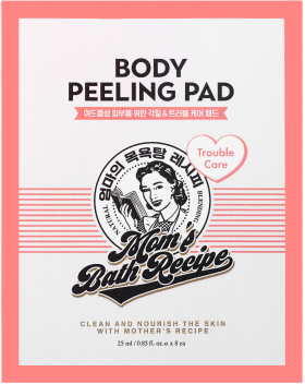 Mom's Bath Recipe Body Peeling Pad Trouble 8 stk