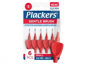 Plackers Gentle Brush mellomromsbørste 0,5 S 6 STK