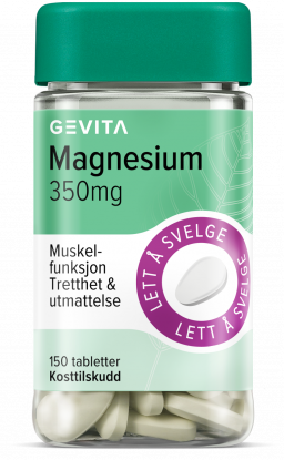 Gevita Magnesium 350 mg tabletter 150 stk