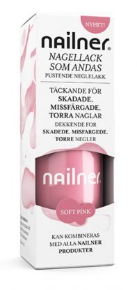 Nailner neglelakk soft pink 8 ml