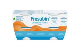 Fresubin Dessert Fruit næringspuré eple-og ferskensmak 4x125 g