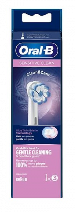 Sensitive Clean refill tannbørstehode 3stk