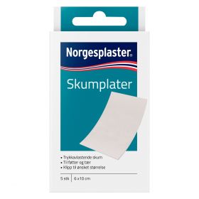 Norgesplaster Skumplater 6x10 cm 5 stk 