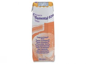 Nutricia Elemental 028 Extra LQ næringsdrikk appelsin-/ananassmak 18x250 ml