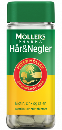 Möller's Pharma Hår & Negler 90 stk
