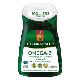 Möller's Pharma Trankapsler med jod og selen 120 STK