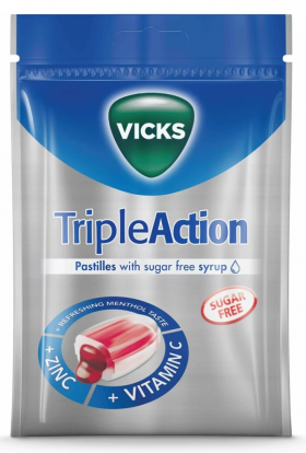 Vicks Triple Action halstabletter 72 g