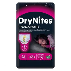 DryNites nattbleie jente 3-5 år 10 stk