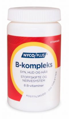 Nycoplus B-kompleks tabletter 200stk