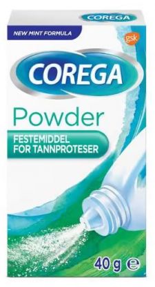 Corega Powder festemiddel for tannproteser 40 g
