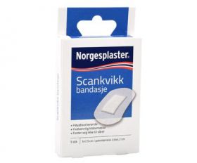 Norgesplaster Scankvikk bandasje 5x7,5 cm 5 stk