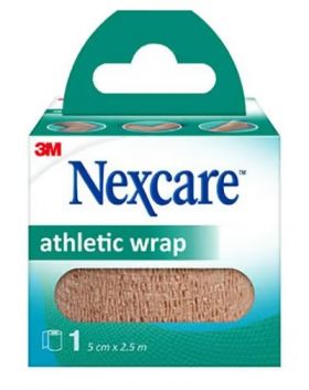 Nexcare Athletic Wrap støttebandasje 5cmx2,3m brun 1stk
