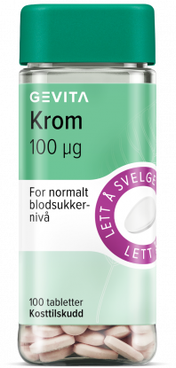 Gevita Krom 100 mcg tabletter 100 stk
