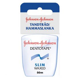 Johnson & Johnson Dentotape Slim Waxed tanntråd 50 m