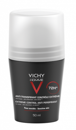 Vichy Homme Anti-Trace Deo roll-on