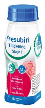 Fresubin Thickened Stage 1 næringsdrikk markjordbærsmak 4x200 ml
