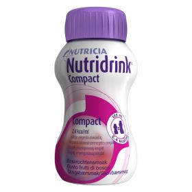 Nutricia Nutridrink Compact næringsdrikk skogsbærbærsmak 4x125 ml