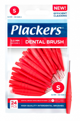 Plackers Dental Brush 0,5 mm S 24stk