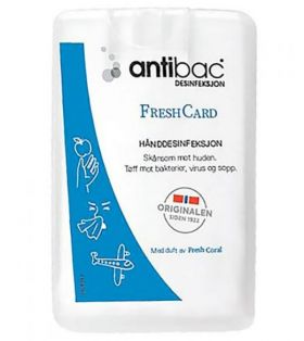 Antibac fresh card hånddesinfeksjon 20 ml