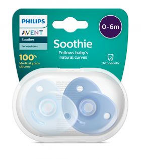 Philips Avent Soothie Heart blue 0-6 m 2 stk