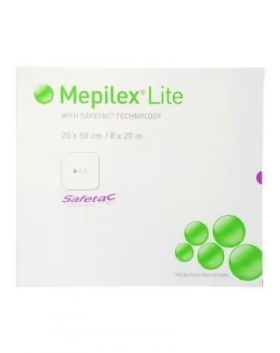 Mepilex Lite tynn skumbandasje 20x50cm 4stk