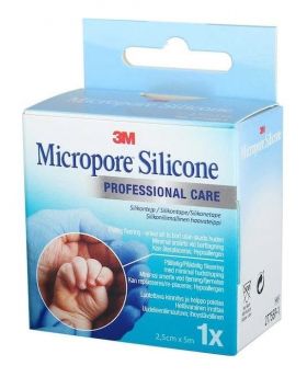 Micropore Silikontape 2,5cm x 5m