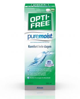 OPTI-FREE puremoist linsevæske m/etui 300 ml