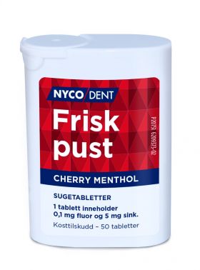 Frisk Pust Cherry Menthol 0,1mg 50stk