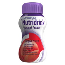 Nutricia Nutridrink Compact Protein næringsdrikk røde bær 4x125 ml