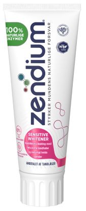 Zendium Sensitive Whitener Tannkrem 75ml