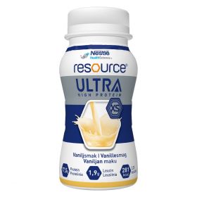 Resource Ultra næringsdrikk ekstra protein vaniljesmak 4x125 ml