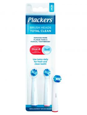 Plackers Total Clean Refill børstehode 2 stk