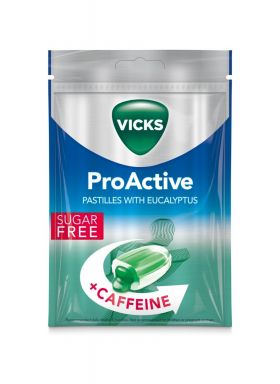 Vicks Proactive halstabletter eucalyptus sukkerfri 72 g