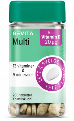 Gevita Multi tabletter 200 stk
