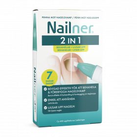 Nailner 2-i-1 penn mot neglesopp 4 ml
