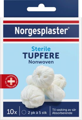 Norgesplaster sterile tupfere 10 stk