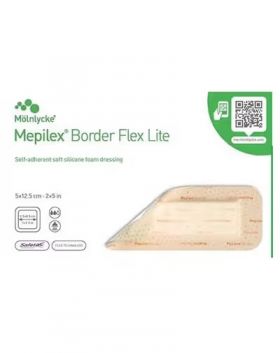 Mepilex Border Flex Lite bandasje 5x12,5cm 5stk