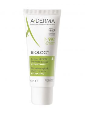 A-Derma Biology Hydrating Light Cream ansiktskrem 40 ml