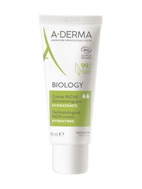 A-Derma Biology Hydrating Rich Cream ansiktskrem 40 ml