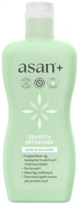 Asan+ Intimvask Parfymefri 220 ml