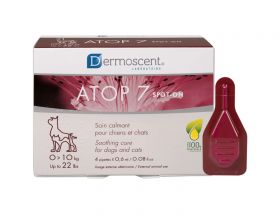 Dermoscent ATOP 7® Spot-on for hund & katt 0-10 kg 4 x 0,6 ml