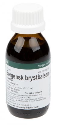 Bergensk brystbalsam NAF mikstur 100 ml