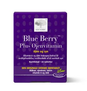 New Nordic Blue Berry plus Øyevitamin 60 stk