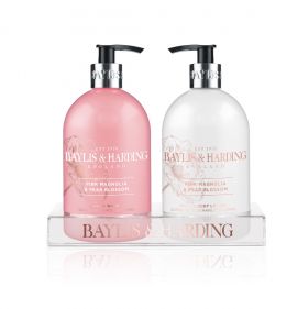 Baylis & Harding Signature Pink Magnolia & Pear Blossom 2 Bottle Set 2x500 ml