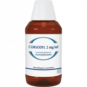 Corsodyl 2 mg/ml munnskyllevæske 300 ml