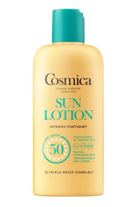 Cosmica Sun Lotion SPF 50 uten parfyme 200 ml