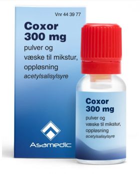 Coxor 300 mg pulver og væske til mikstur 1 dose