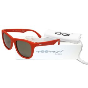 Tootiny Classic solbriller til barn small rød 1 par